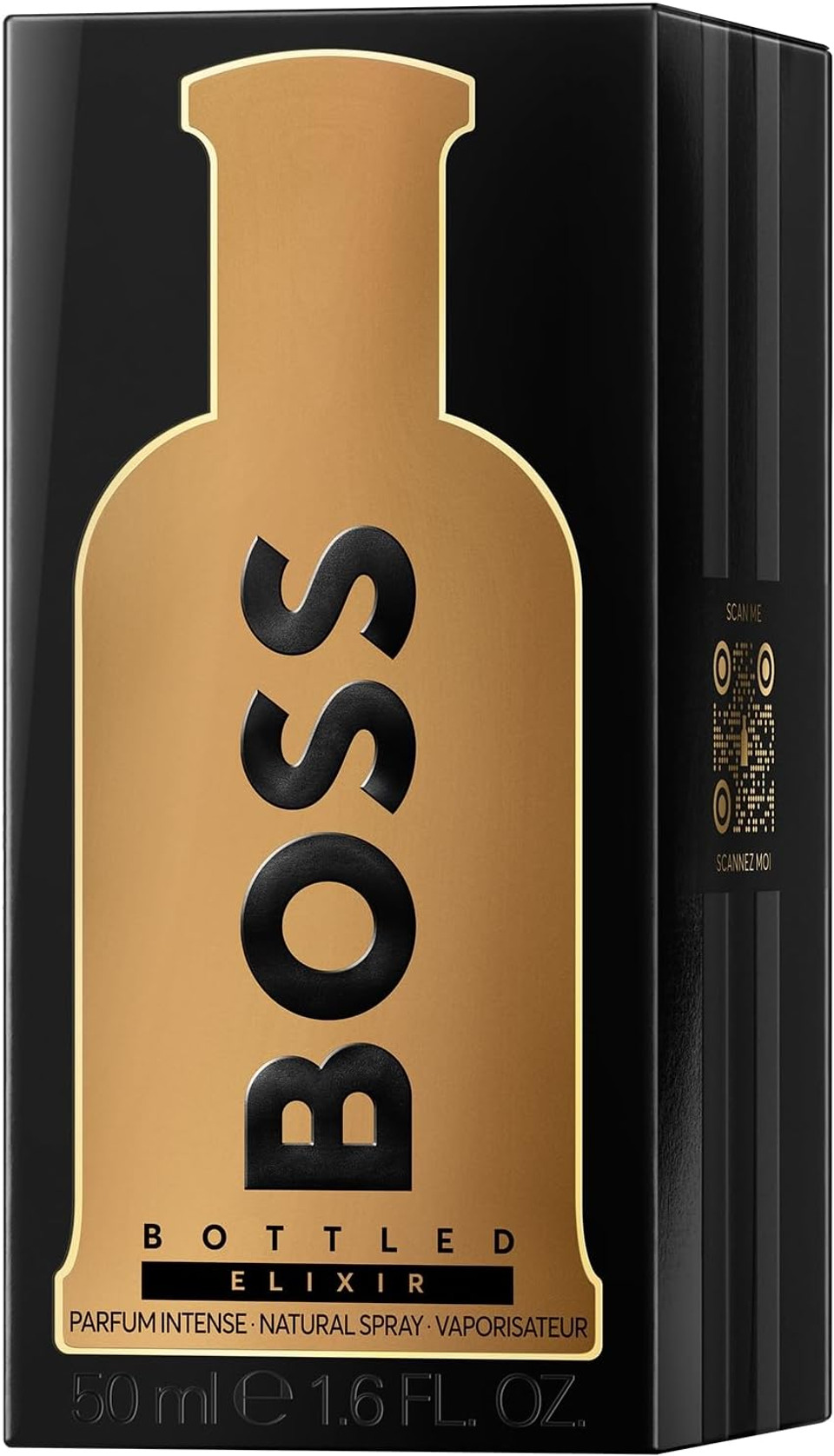 BOSS Bottled Elixir - Parfum Intense for Him - Woody Fragrance with Notes of Incense, Vetiver and Cedarwood - High Longevity - 50ml