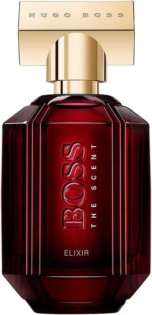 BOSS The Scent Elixir for Her - Ambery Fragrance with Notes of Pink Peppercorn, Atropa Belladonna Flower and Amber Accord - High Longevity - 30ml