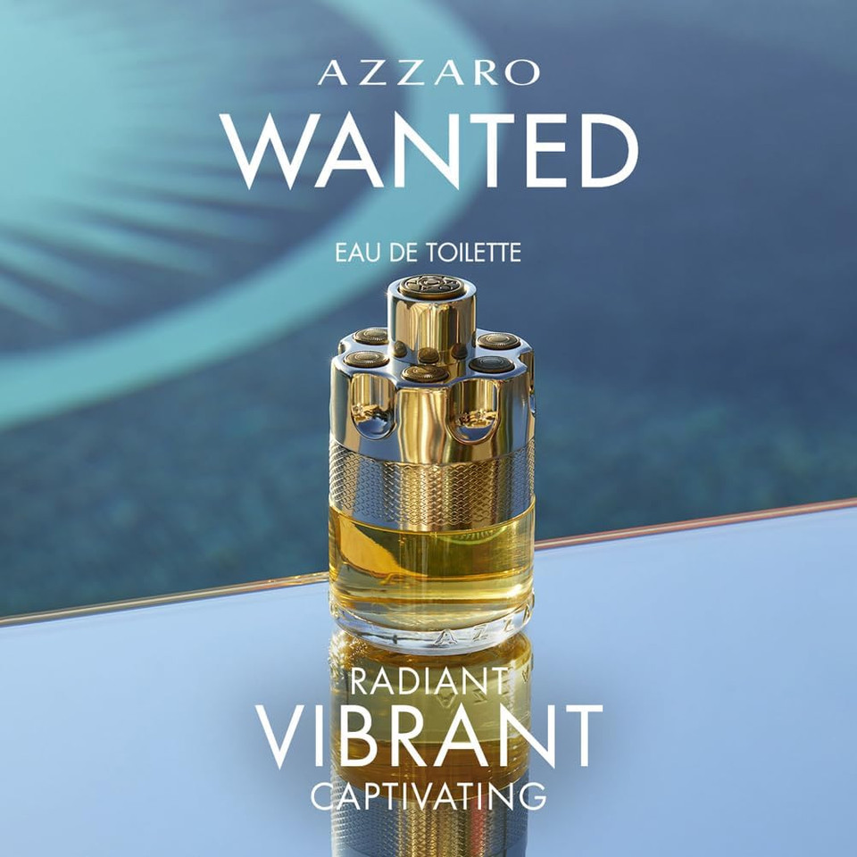 Azzaro Wanted, Eau de Toilette Aftershave, Spicy Woody Fragrance, Perfume For Men