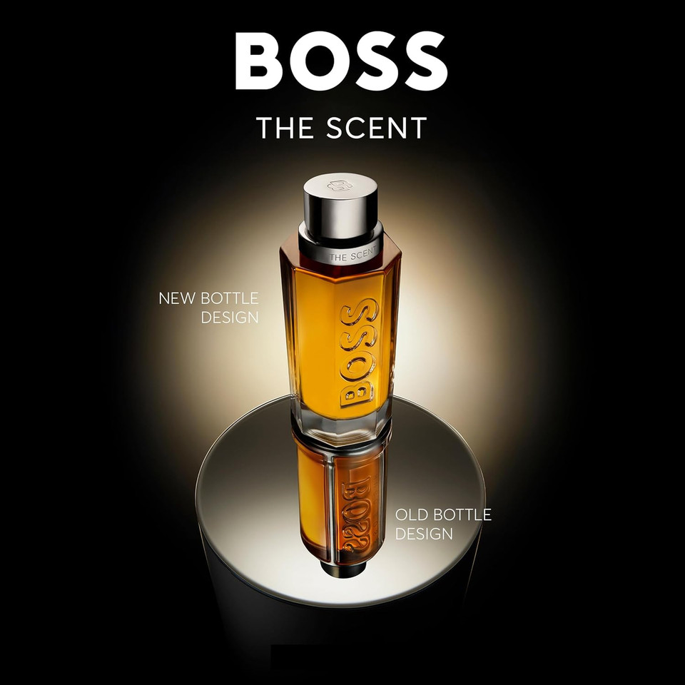 BOSS The Scent - Eau de Toilette for Him - Ambery & Woody Fragrance With Notes Of Ginger, Maninka Fruit, Leather Accords - Medium Longevity - 200ml