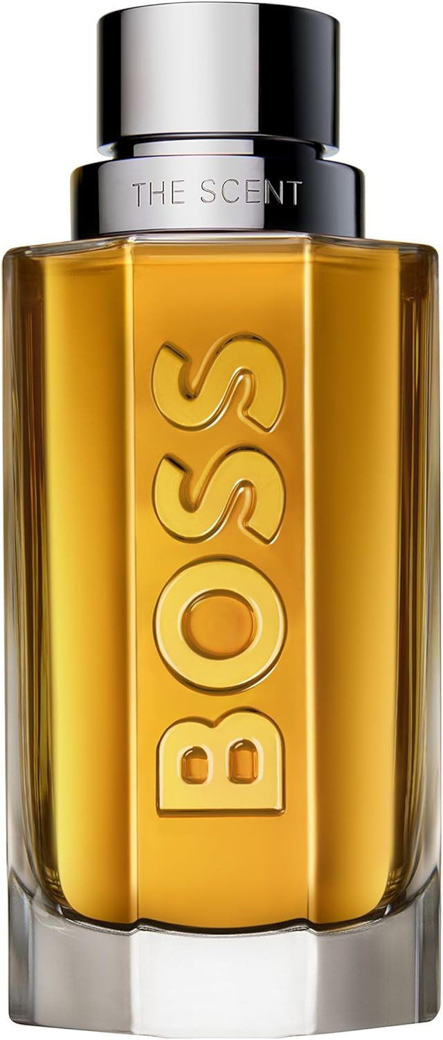 BOSS The Scent - Eau de Toilette for Him - Ambery & Woody Fragrance With Notes Of Ginger, Maninka Fruit, Leather Accords - Medium Longevity - 200ml
