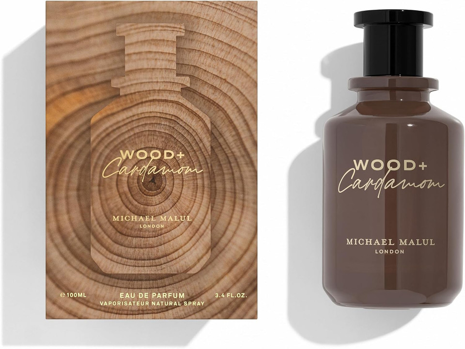 Michael Malul Wood + Cardamom Eau de Parfum for Men - 100ml | 3.4oz