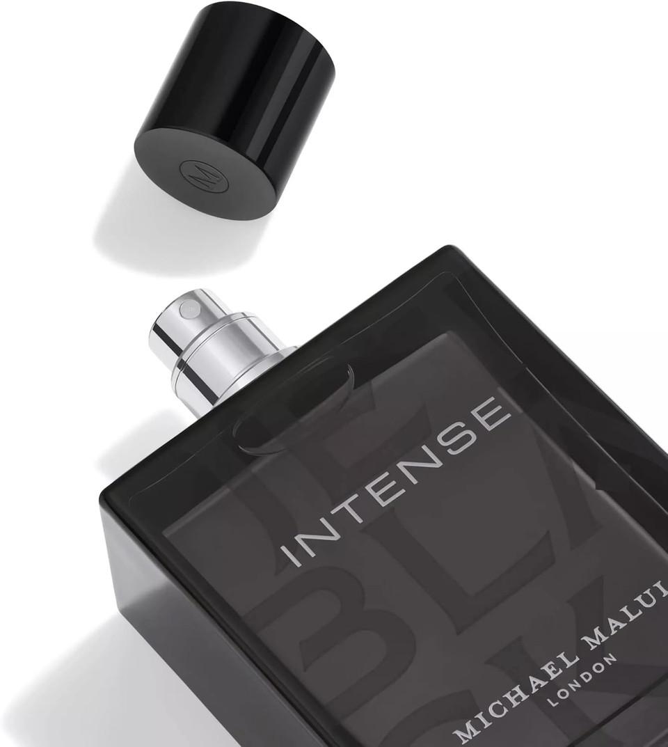 Michael Malul Jet Black Intense Eau de Parfum for Men - 100ml | 3.4oz