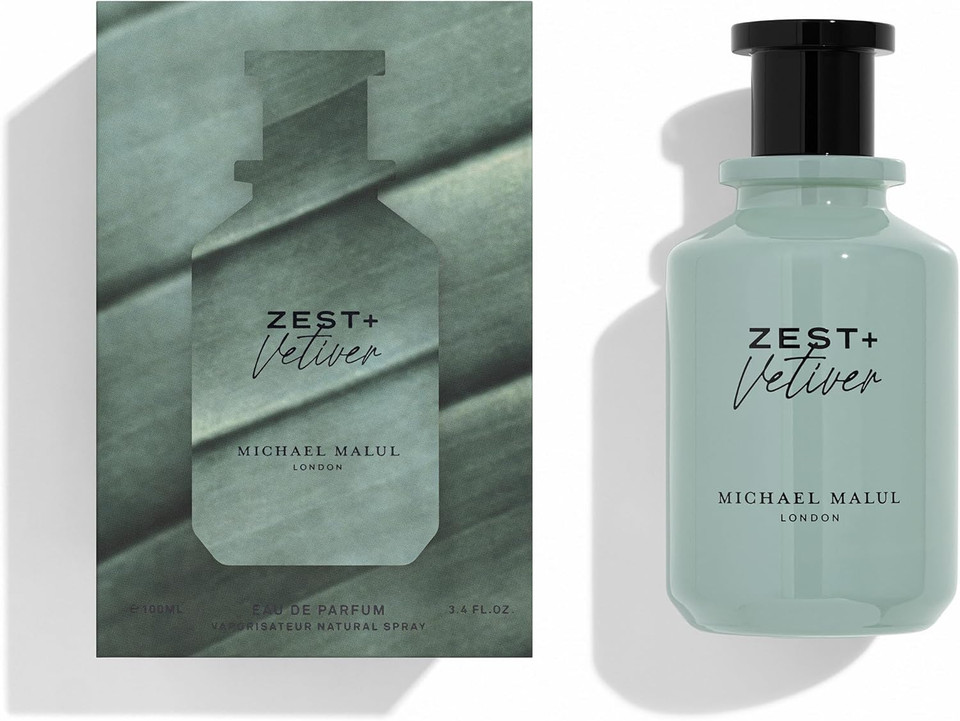 Michael Malul Zest + Vetiver Eau de Parfum for Men - 100ml | 3.4oz