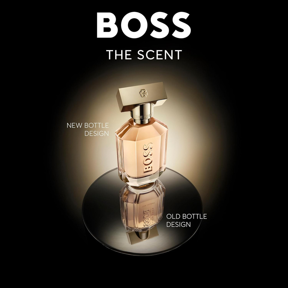 BOSS The Scent - Eau de Parfum for Her - Ambery Fragrance with Notes of Honeyed Peach, Osmanthus Flower and Roasted Cocoa - High Longevity - 100ml BOSS The Scent - Eau de Parfum for Her - Ambery Fragrance with Notes of Honeyed Peach, Osmanthus Flower and Roasted Cocoa - High Longevity - 100ml