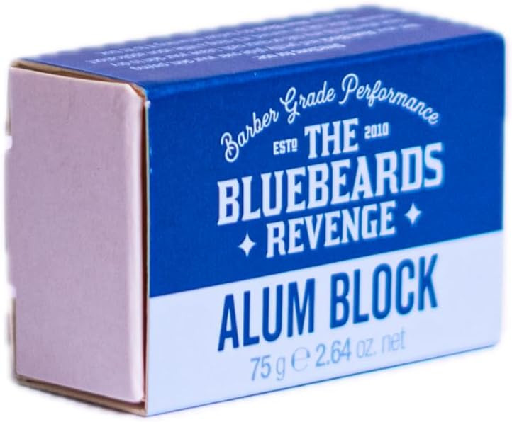 The Bluebeards Revenge, Alum Block, After Shave Styptic Treatment To Soothe Skin and Stems Bleeding, Duo Pack