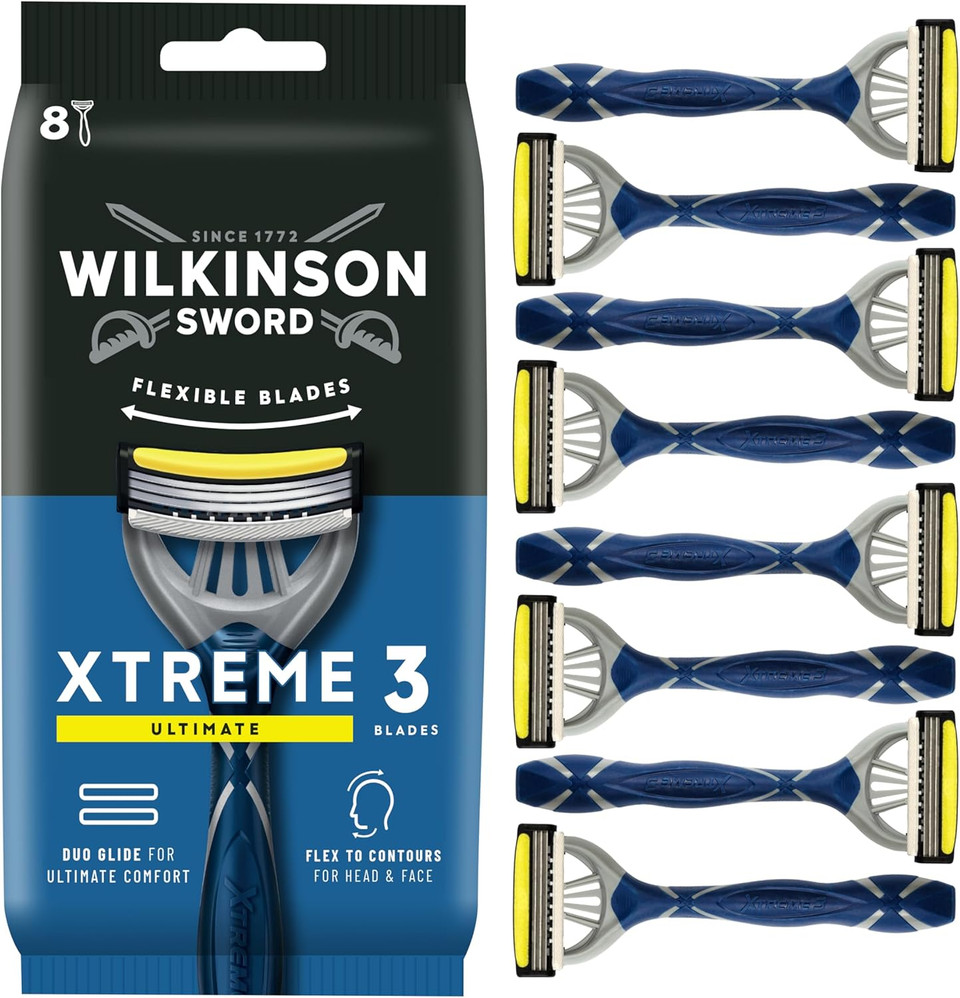 WILKINSON SWORD - Xtreme 3 for Men Ultimate Comfort 8 x Disposable Razors