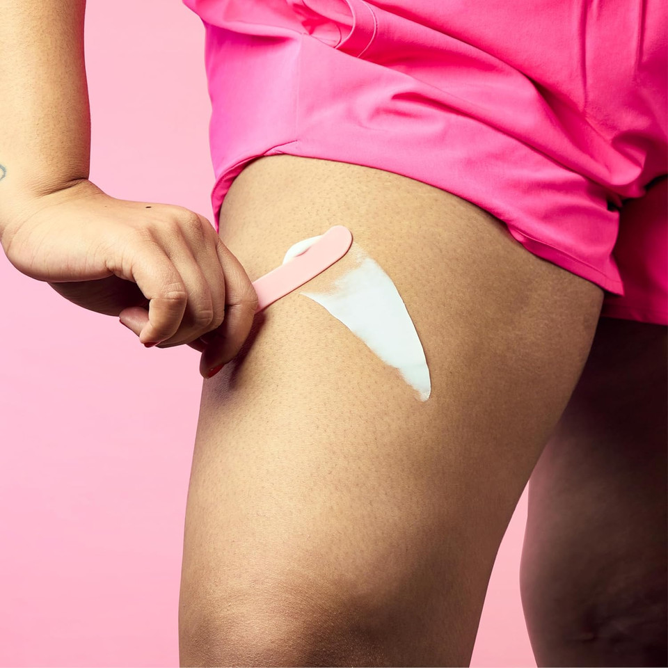 WooWoo Tame It! Natural Intimate Hair Removal Cream - Painless Vegan Hair Remover for Sensitive Skin - Depilatory for Genitals, Bikini, Legs & Bum - Women in-Shower Cream with Aloe Vera - 100ml