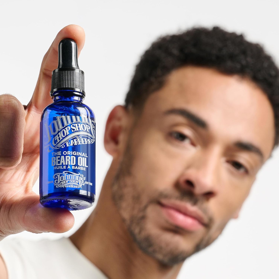 Johnny's Chop Shop - Beard Oil with Almond Oil, Lightly Scented (30ml)