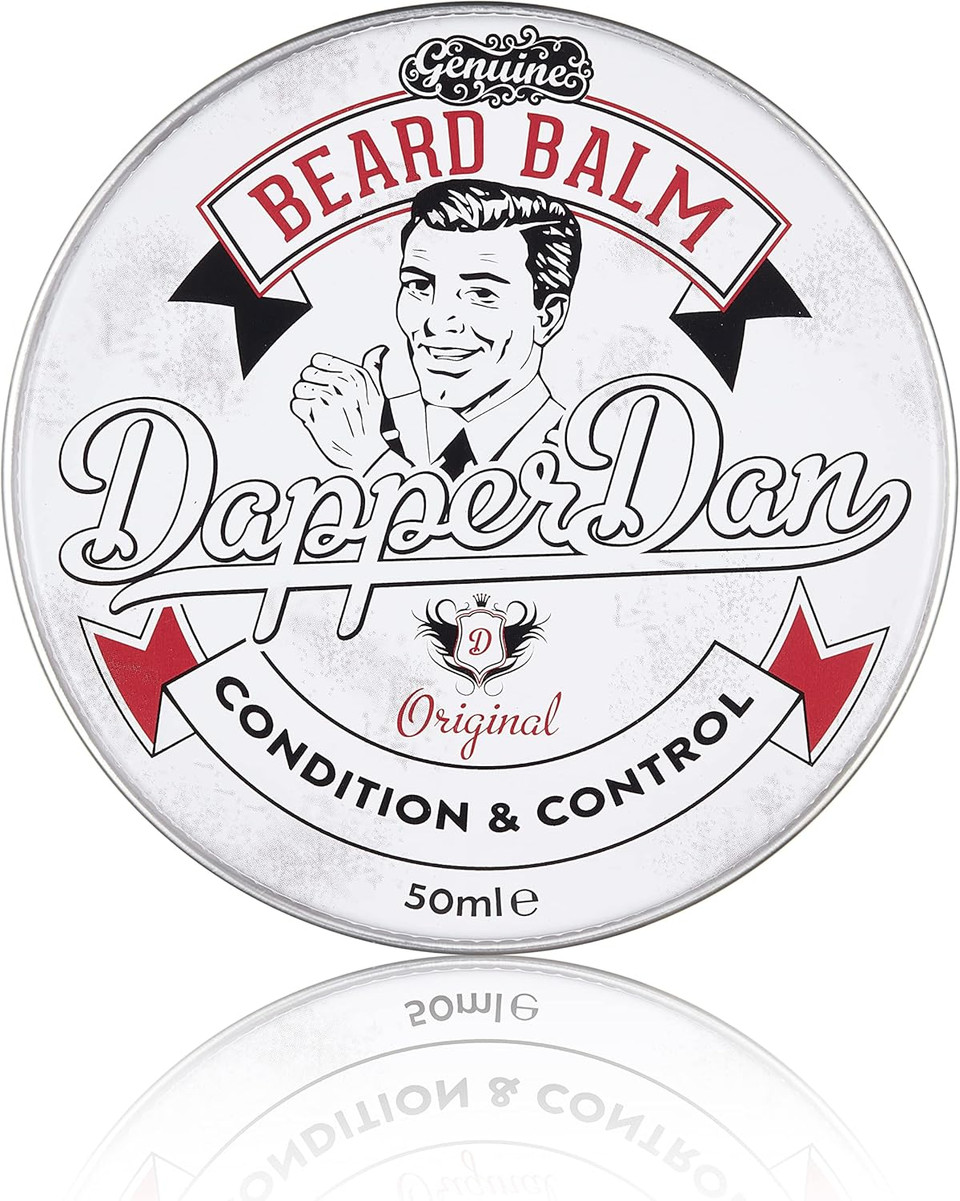 Dapper Dan Nourishing Beard Balm, Blend of Essential Oils And Waxes to Shape, Style and Nourish Moustaches and Beard, Vanilla and Raspberry Scent, 1 x 50ml Dapper Dan Nourishing Beard Balm, Blend of Essential Oils And Waxes to Shape, Style and Nourish Moustaches and Beard, Vanilla and Raspberry Scent, 1 x 50ml