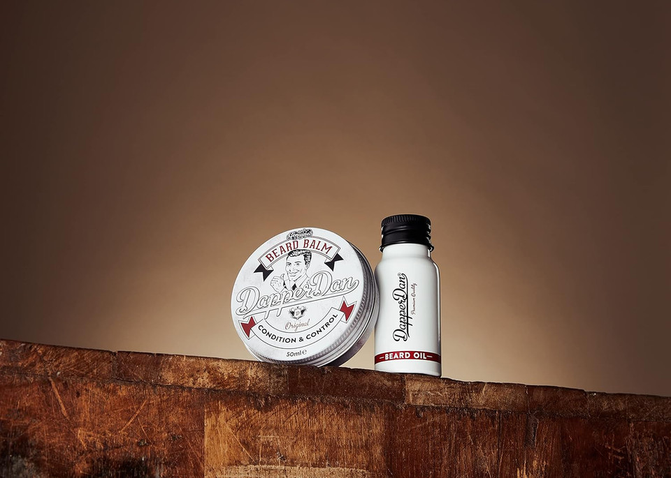 Dapper Dan Nourishing Beard Balm, Blend of Essential Oils And Waxes to Shape, Style and Nourish Moustaches and Beard, Vanilla and Raspberry Scent, 1 x 50ml Dapper Dan Nourishing Beard Balm, Blend of Essential Oils And Waxes to Shape, Style and Nourish Moustaches and Beard, Vanilla and Raspberry Scent, 1 x 50ml