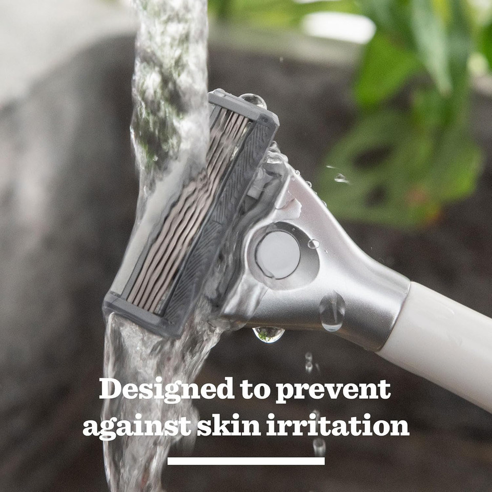 BULLDOG Skincare - Sensitive Ceramic Razor Multipack Smooth Glide Razor Handle Plus 9 Blade Refills for Men