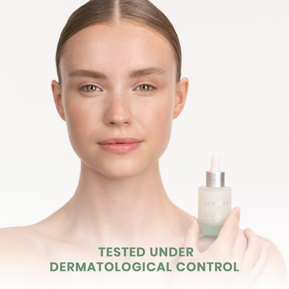Seacret Face Serum - Bio Skin Glow Multi-Acid Complex Night Serum For Face, Ampoule, 1 Fl.Oz 30Ml Seacret Face Serum - Bio Skin Glow Multi-Acid Complex Night Serum For Face, Ampoule, 1 Fl.Oz 30Ml