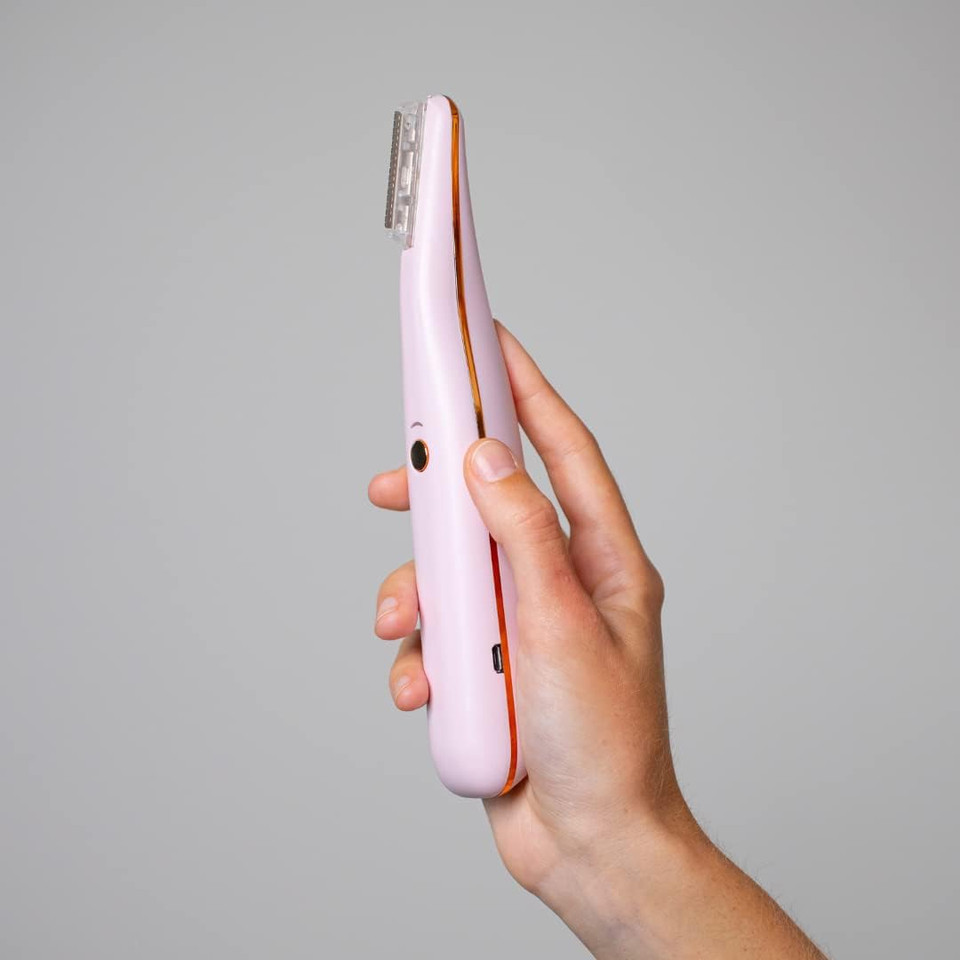 Magnitone DermaQueen Vibra-Sonic Facial Hair Removal Face Dermaplaning Dermaplane Blades Razors Exfoliator, Instant Smoother Radiant Skin, Removes Facial Fuzz, Exfoliates Dry + Dead Skin