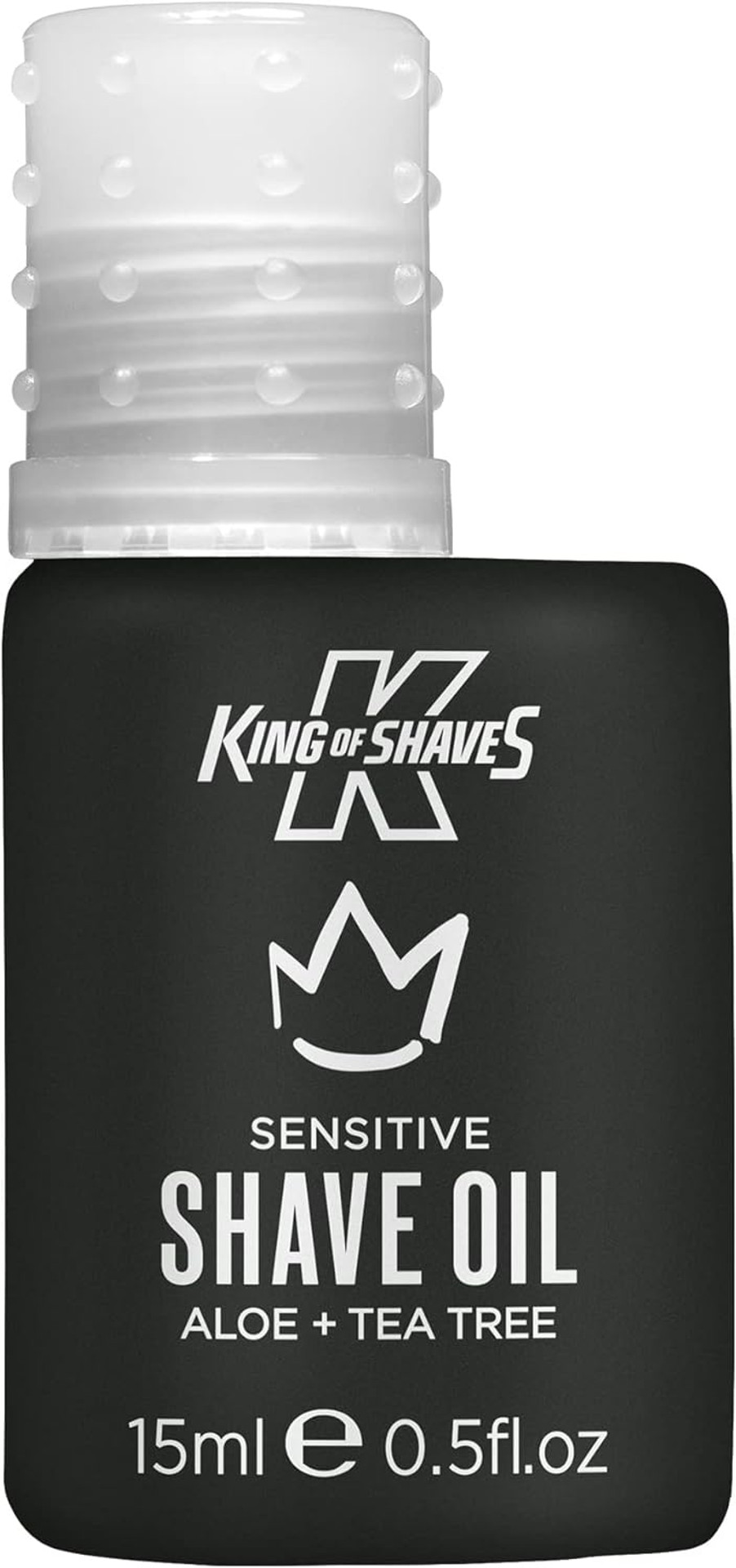 King Of Shaves Sensitive Shaving Oil for Men, for A Close and Comfortable Shave, Suitable for All Skin Types, Shave Oil for Men 4x15ml