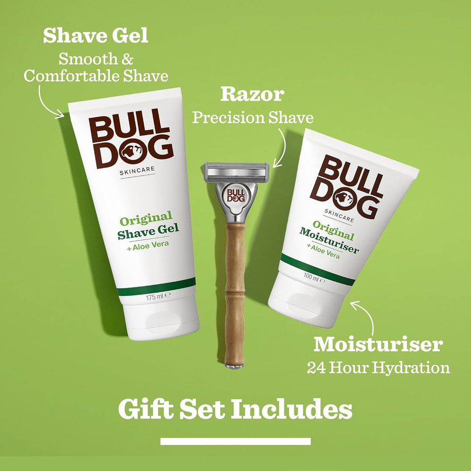 Bulldog Skincare | Men's Gift Set | Original Expert Shave Set
