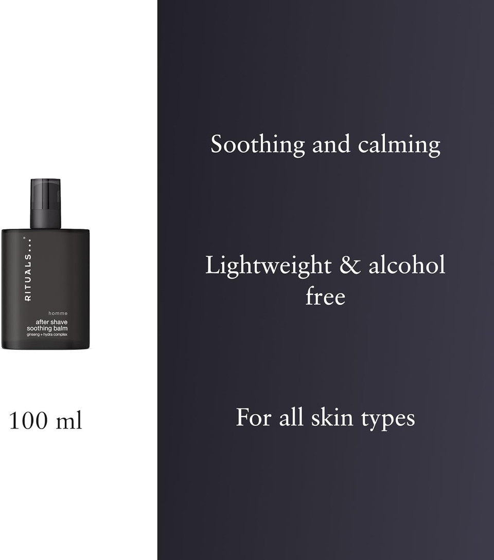 RITUALS Homme Shave Cream for Men, Protective Shaving Cream with Ginseng and Hydra Complex, Softens and Cushions for a Smooth Shave, 250ml