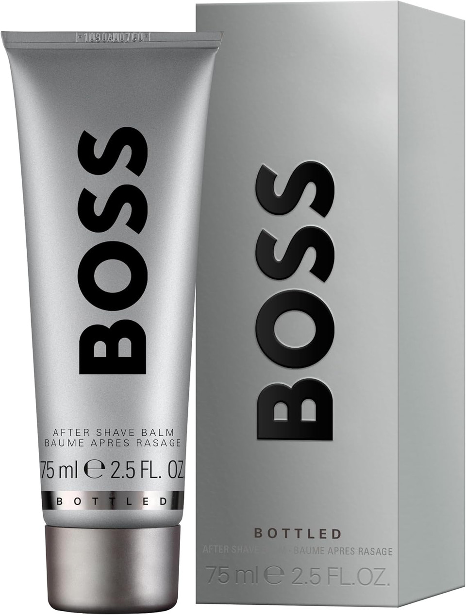 BOSS Bottled Aftershave Balm for Him - Woody Scent with Notes of Apple, Cinnamon and Wood - Light Longevity - 75ml BOSS Bottled Aftershave Balm for Him - Woody Scent with Notes of Apple, Cinnamon and Wood - Light Longevity - 75ml