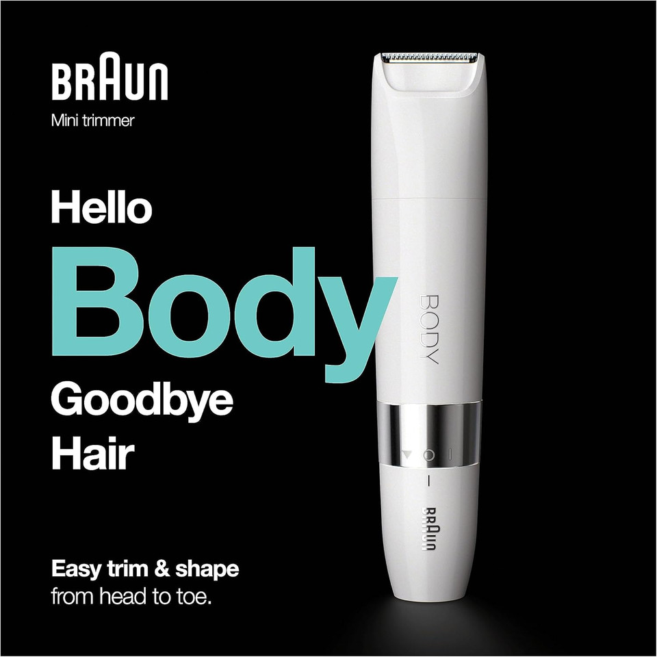 Braun Eyebrow Trimmer Women's Precision Trimmer for Trimming/Styling/Shaping/Contour Adjustment, Hair Removal Face for Women, Eyebrow Trimmer, Travel/Travel, FG1106
