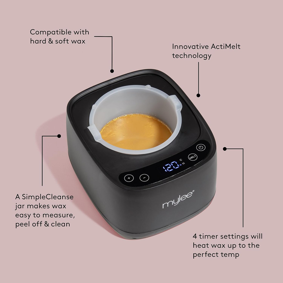 Mylee Strip Off Hard Wax Kit - Professional Hair Removal Set with Digital Wax Heater, Stripless Wax, Waxing Essentials, Face, Body, Bikini, Painless, Peelable Hot Wax (Jasmine, Wild Rose, Eucalyptus) Mylee Strip Off Hard Wax Kit - Professional Hair Removal Set with Digital Wax Heater, Stripless Wax, Waxing Essentials, Face, Body, Bikini, Painless, Peelable Hot Wax (Jasmine, Wild Rose, Eucalyptus)