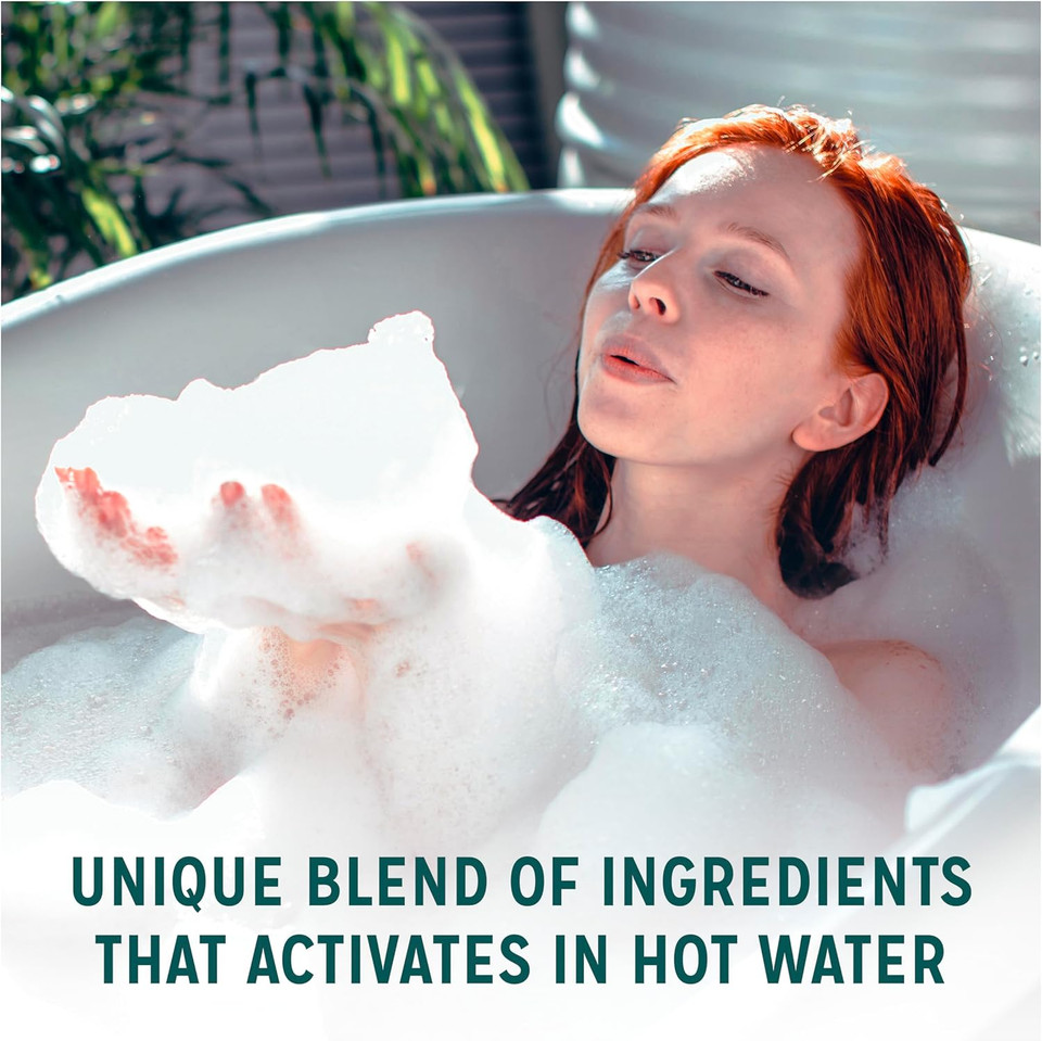 Radox Mineral Therapy Stress Relief Bath Soak uniquely blended with minerals, herbs, rosemary & eucalyptus for a soothing bubble bath 500 ml