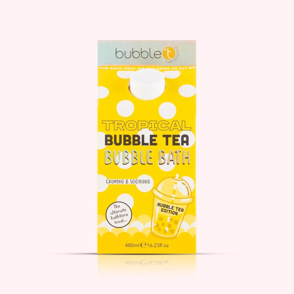 Bubble T Cosmetics Bubble Bath Tropical Scent 480ml, Suitable for All Skin Types
