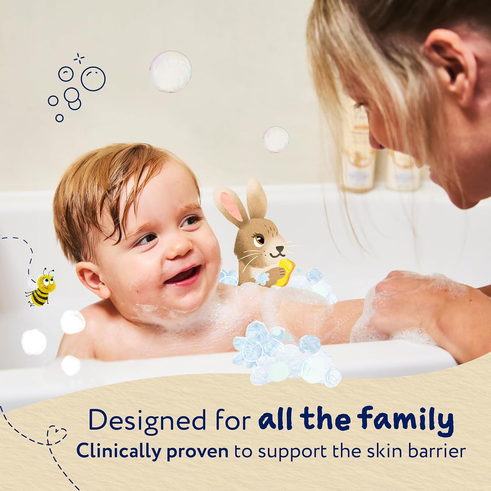 Childs Farm OatDerma Bubble Bath, Fragrance Free, Soothing Hydration for Sensitive Skin, Baby, 250ml