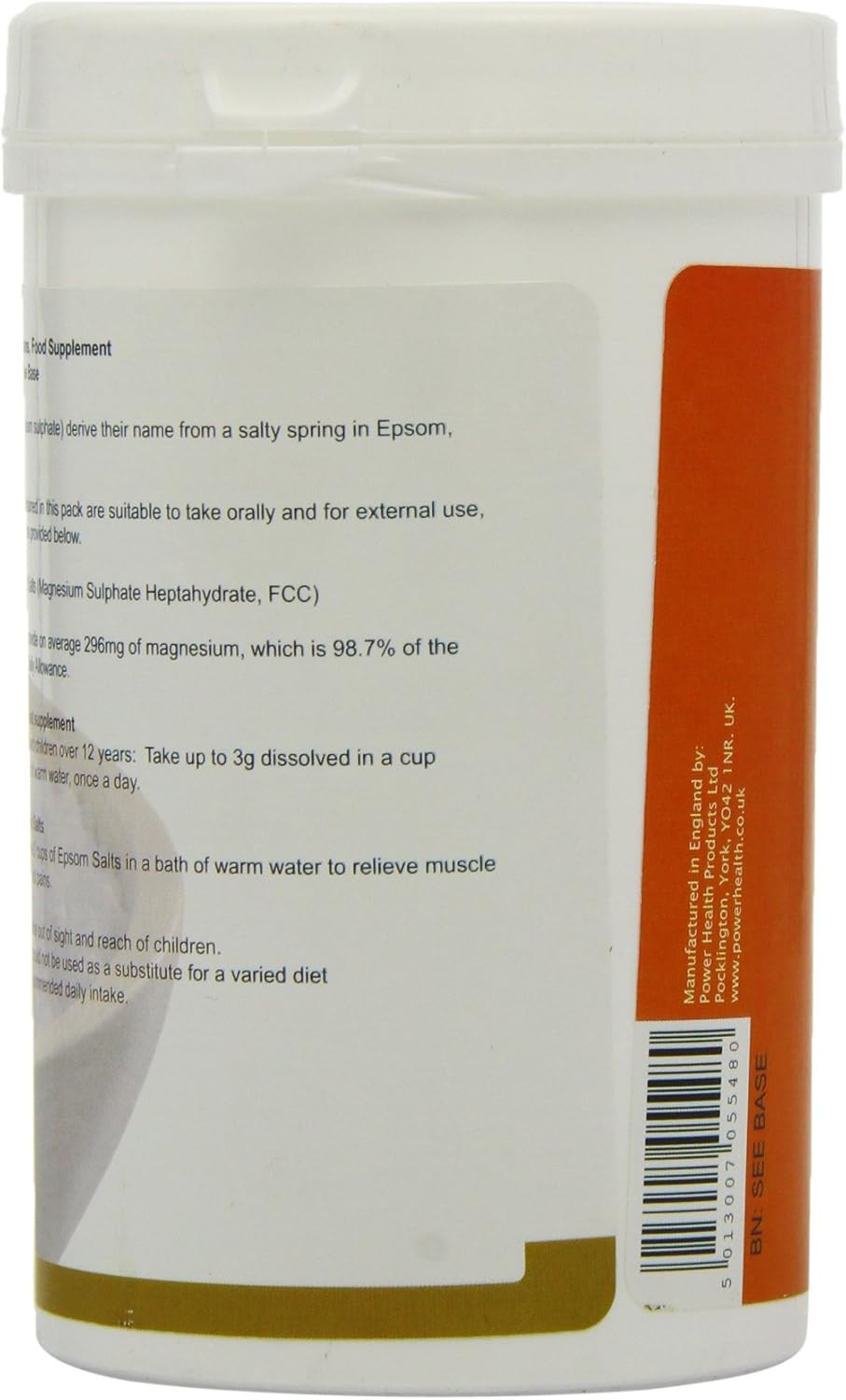 Power Health 500g Epsom Salts