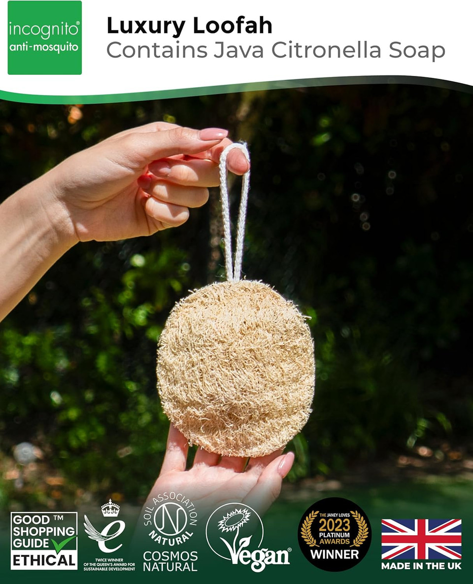 Incognito Less Mosquito Luxury Loofah and Soap