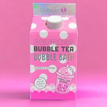 Bubble T Cosmetics Bubble Bath Matcha Tea Scent 480ml 3-Pack, Suitable for All Skin Types