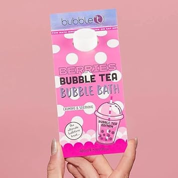 Bubble T Cosmetics Berries Bubble Bath 480ml 3-Pack, Suitable for All Skin Types