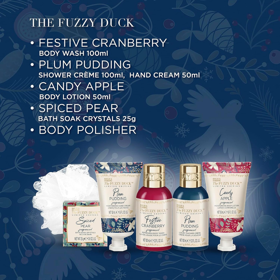 Baylis & Harding The Fuzzy Duck Winter Wonderland Luxury Pamper Present Gift Set - Vegan Friendly