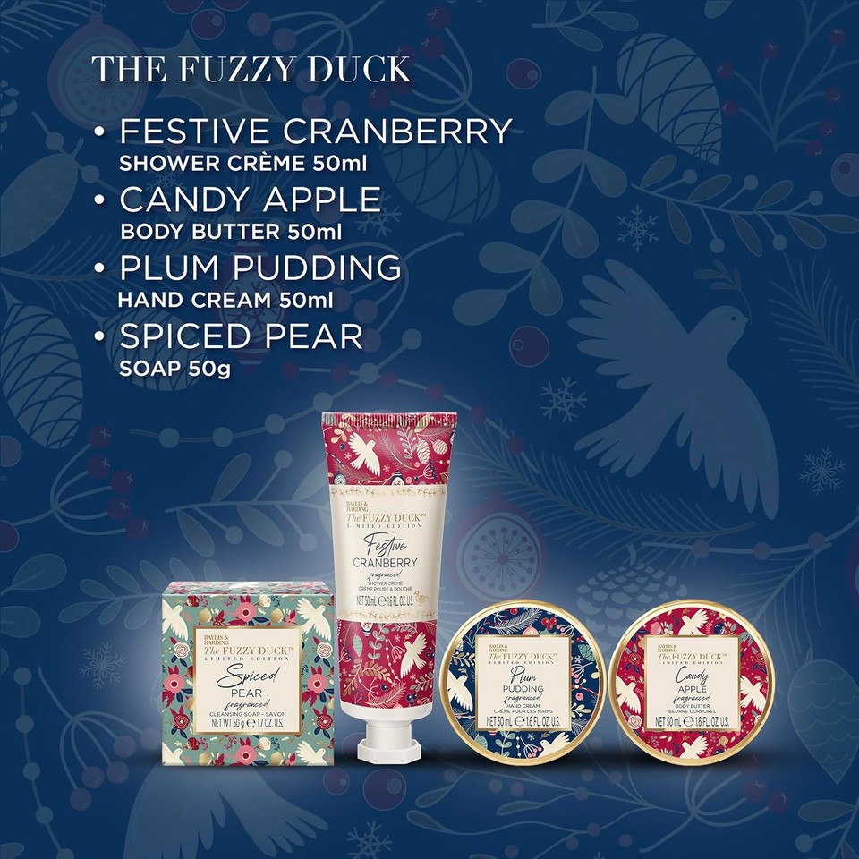 Baylis & Harding The Fuzzy Duck Winter Wonderland Luxury Pamper Tin Gift Set - Vegan Friendly