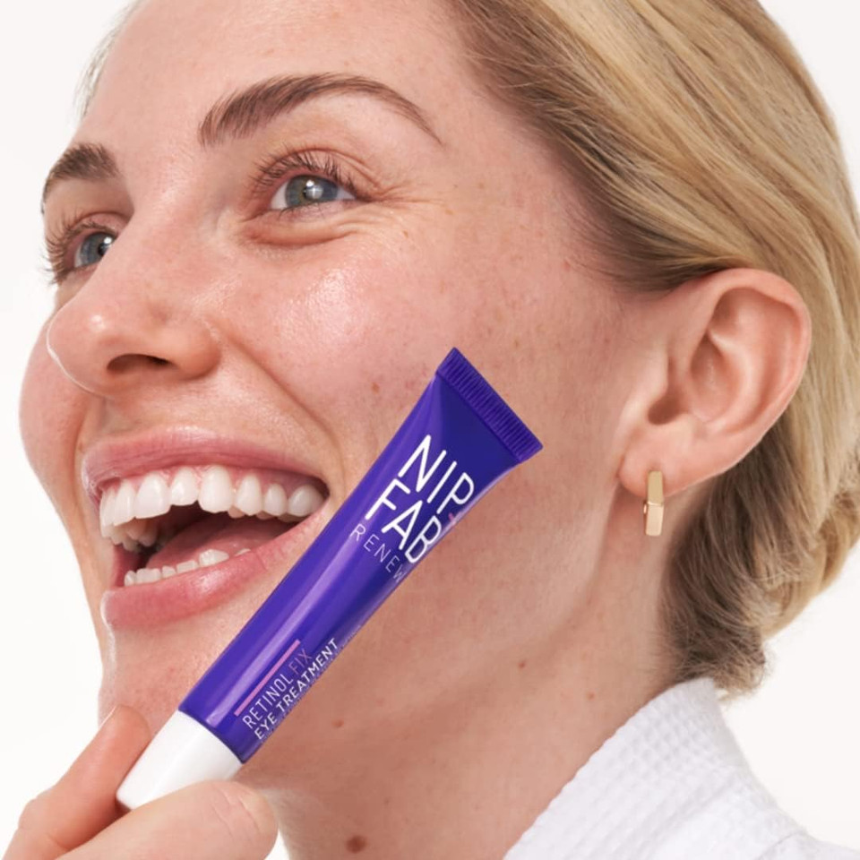 Nip + Fab Retinol Fix Eye Treatment - Advanced Anti-Aging Formula, Diminishes Fine Lines, Wrinkles, and Dark Circles - Hydrating and Brightening Eye Cream for Radiant Skin - 15ml