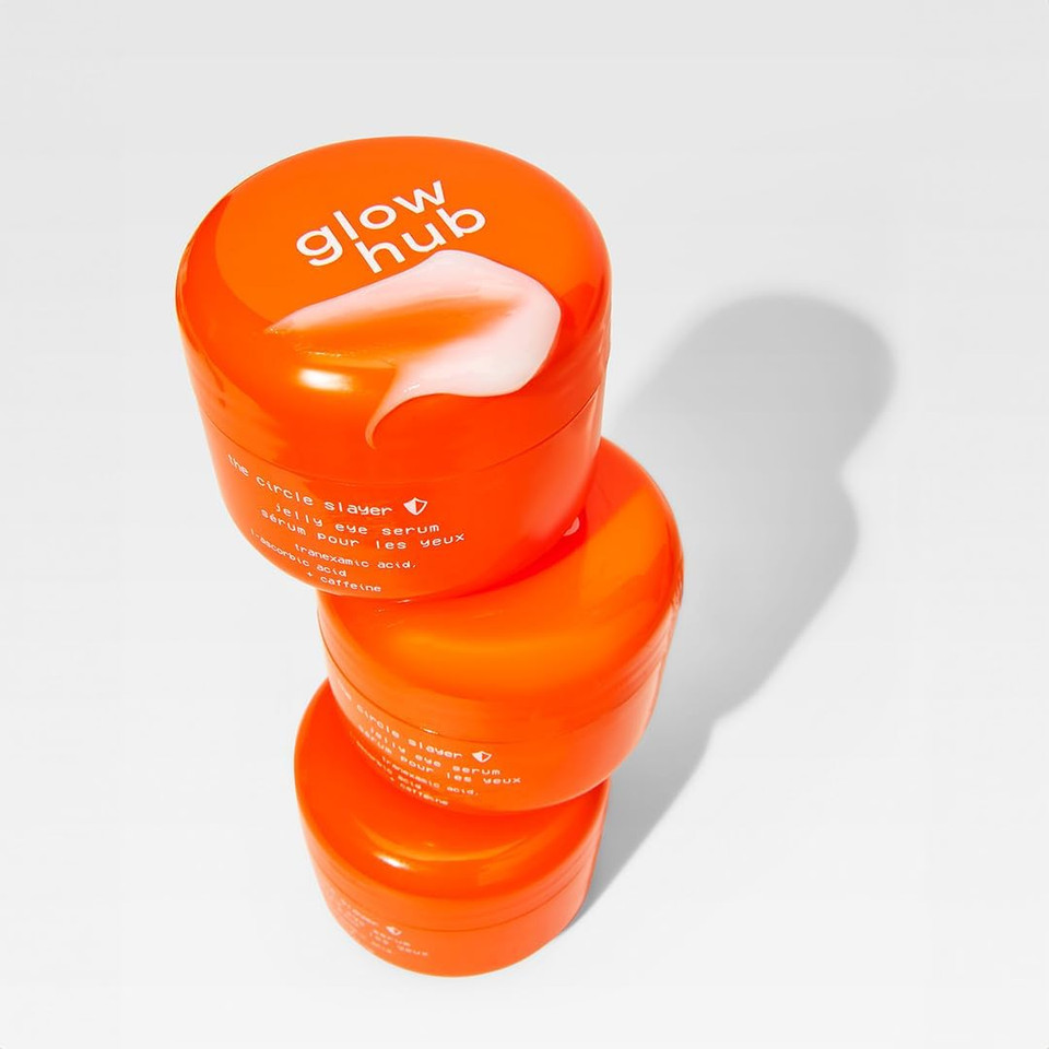 Glow Hub The Circle Slayer Jelly Eye Serum with Vitamin C and Caffeine for Dark Circles and Puffiness 30g