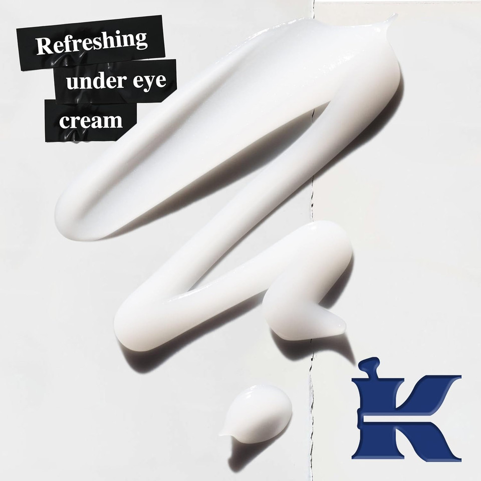 Kiehl's Eye Fuel Stimulating Eye Cream for Men, Caffeine Formula Targets Tired Eyes, Instant Cooling Effect, 15Ml