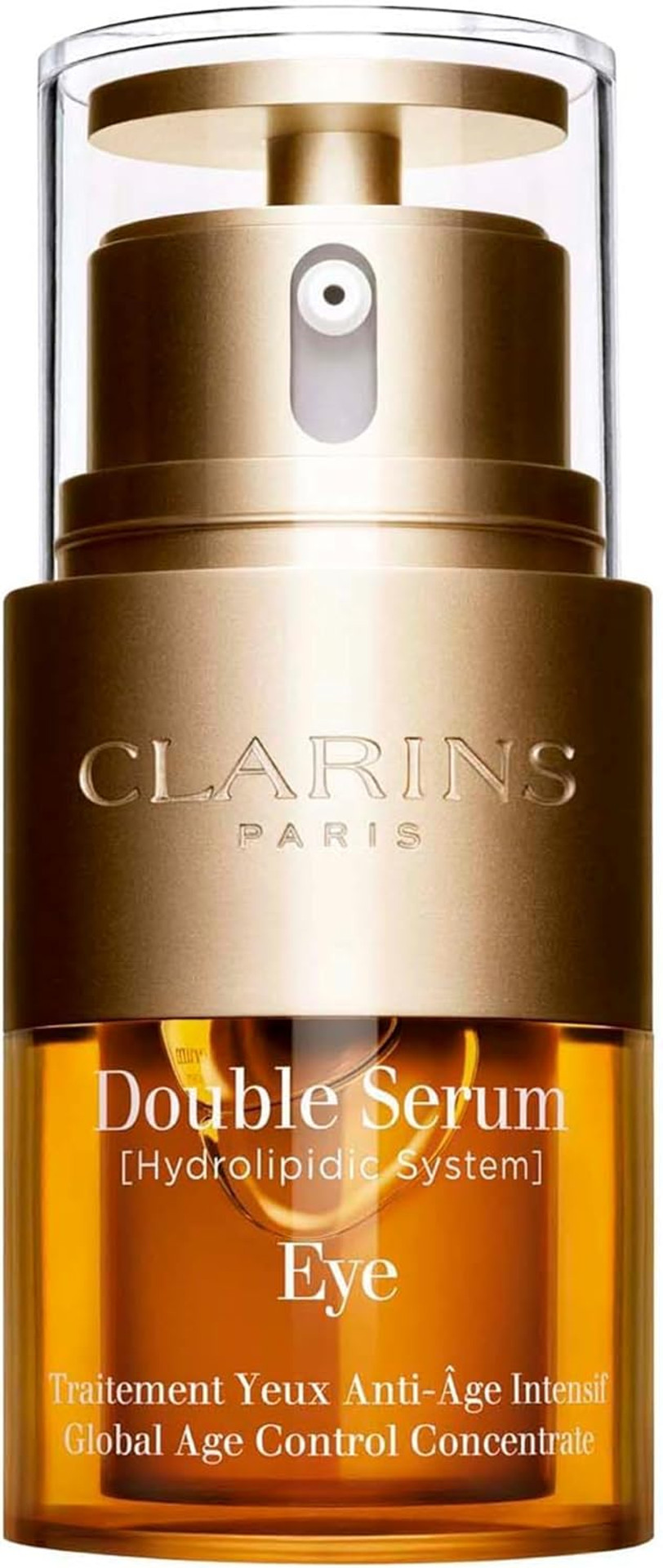 Clarins Double Serum Eye 20ml | Dual-Phase Anti-Ageing Eye Serum with 13 Plant Extracts | Smooths, Firms & Reduces Puffiness