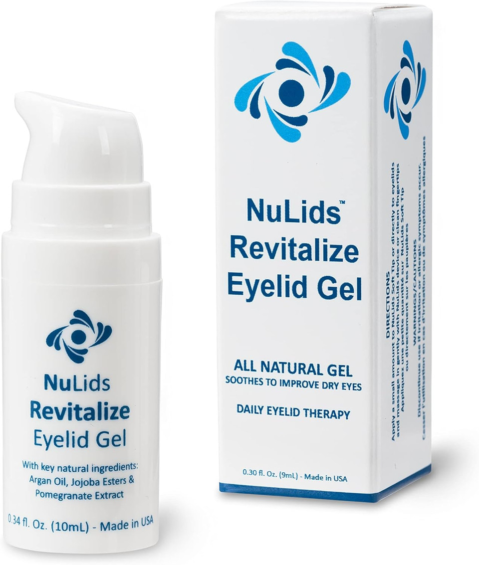 Nulids Revitalize Gel - 3 Bottles - Revitalizing Gel for Nulids Device That Soothes to Improve Dry Eyes - Daily Eyelid Therapy
