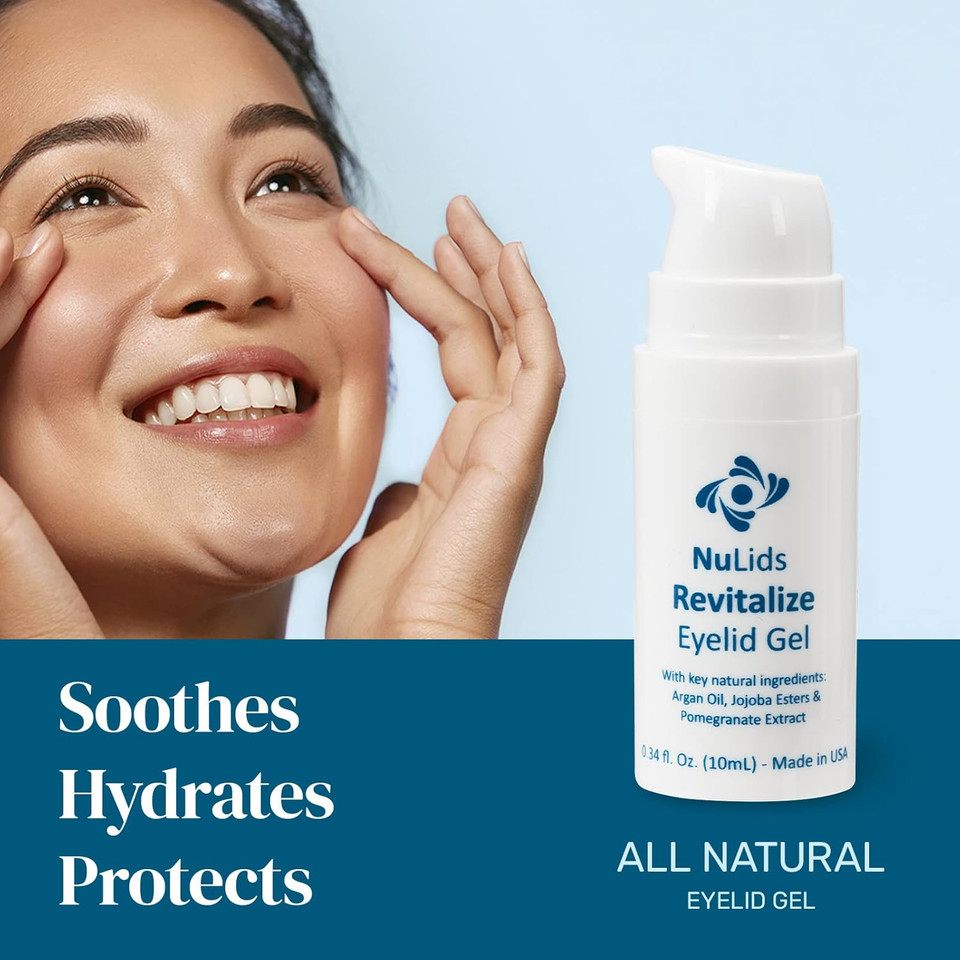 Nulids Revitalize Gel - 6 Bottles - Revitalizing Gel for Nulids Device That Soothes to Improve Dry Eyes - Daily Eyelid Therapy