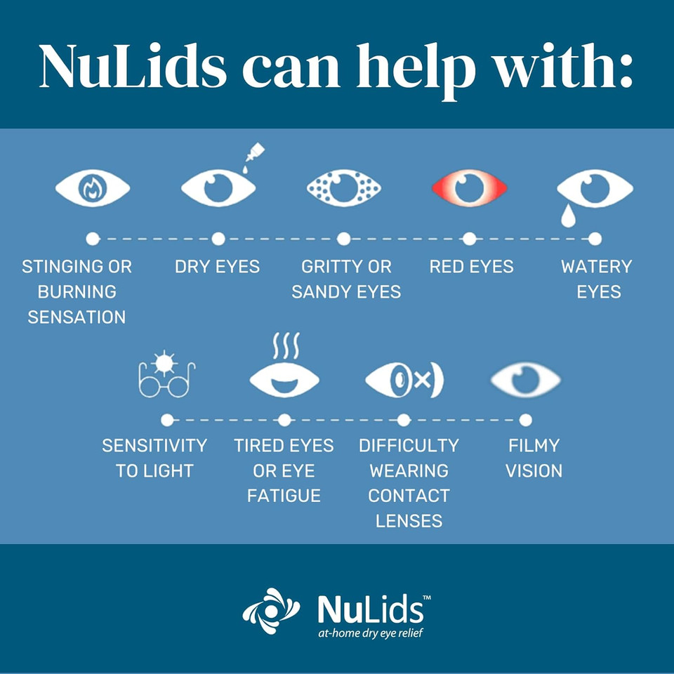 Nulids at-Home Dry Eye Treatment Tip Replacements x180 - 180 Individual Replacement Soft Tips For Nulids Convenient & Easy To Use Handheld Device For Relief From Dry Eye, Blepharitis, MGD Symptoms