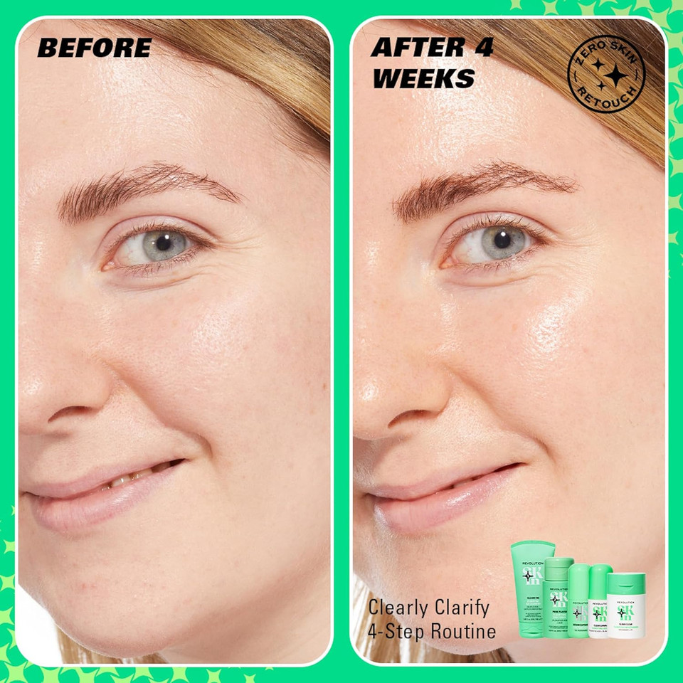 Revolution Skin, Clearly Me 2% Salicylic Acid Clarifying Cleansing Gel, Face Wash, Hydrates Skin, For Blemish-Prone & Oily Skin, Vegan & Cruelty-Free, 150ml