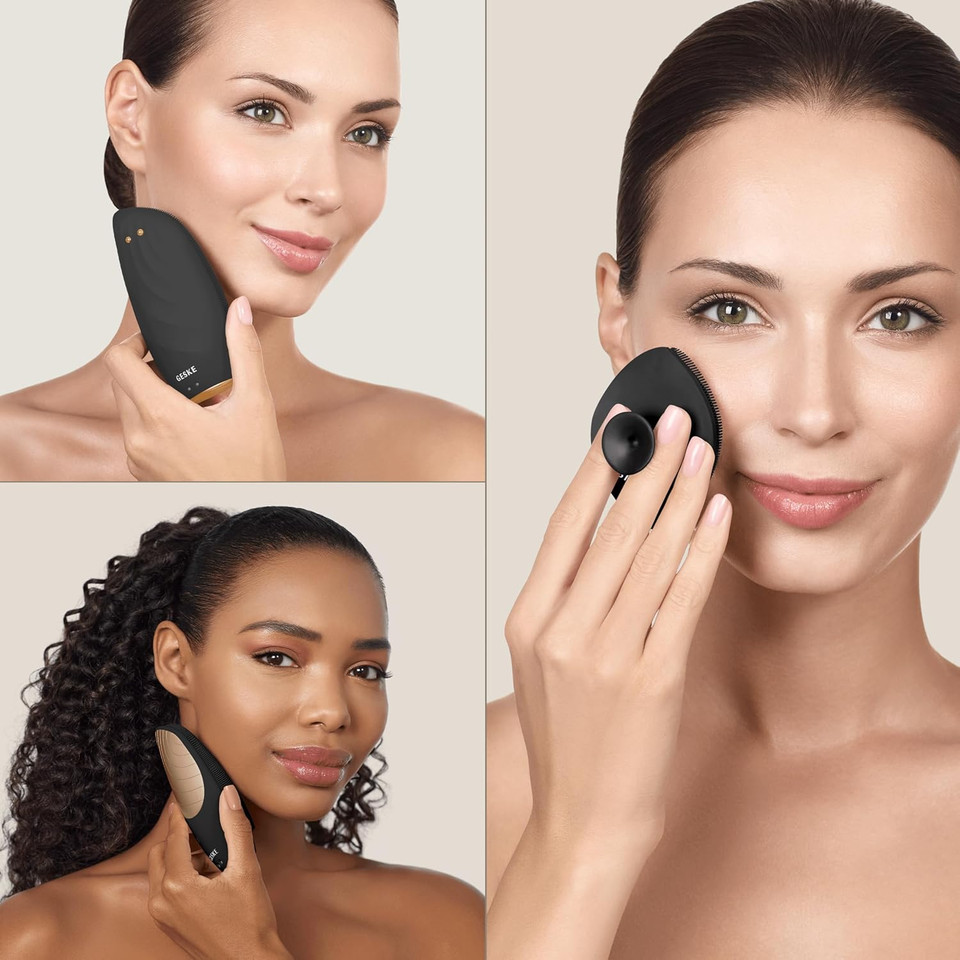 GESKE | Hydrating Cleanser | GESKE SmartAppGuided facial brushes | Cucumber & Elderberry Extract, Vitamin E & Provitamin B5 | impure skin | Daily | All Skin Types | Vegan | Without animal testing