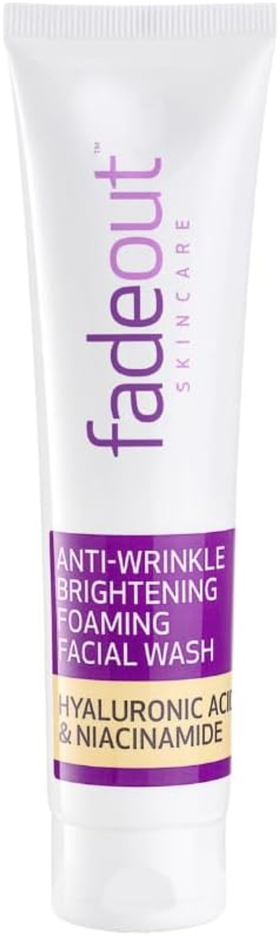 Fade Out Anti-Wrinkle Whitening Foaming Facial Wash with Hyaluronic Acid and Niacinamide 100ml