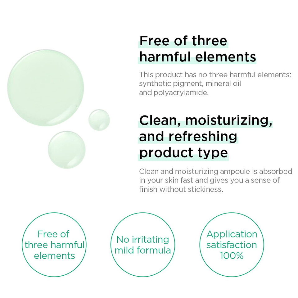 Skinrxlab Made Cera Cream Fresh Clearing Ampoule Serum 100Ml (3.38 Fl.Oz.) - Pore Minimizing And Cooling Serum For Acne-Prone Skin, Calming And Hydrating Flaky Skin With Cica, Tea Tree, And Ceramide