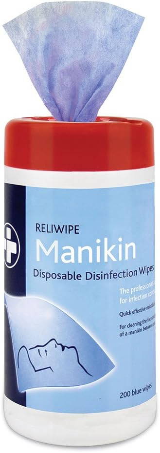 Reliance Medical Reliwipe 200 Disposable Manikin Wipes