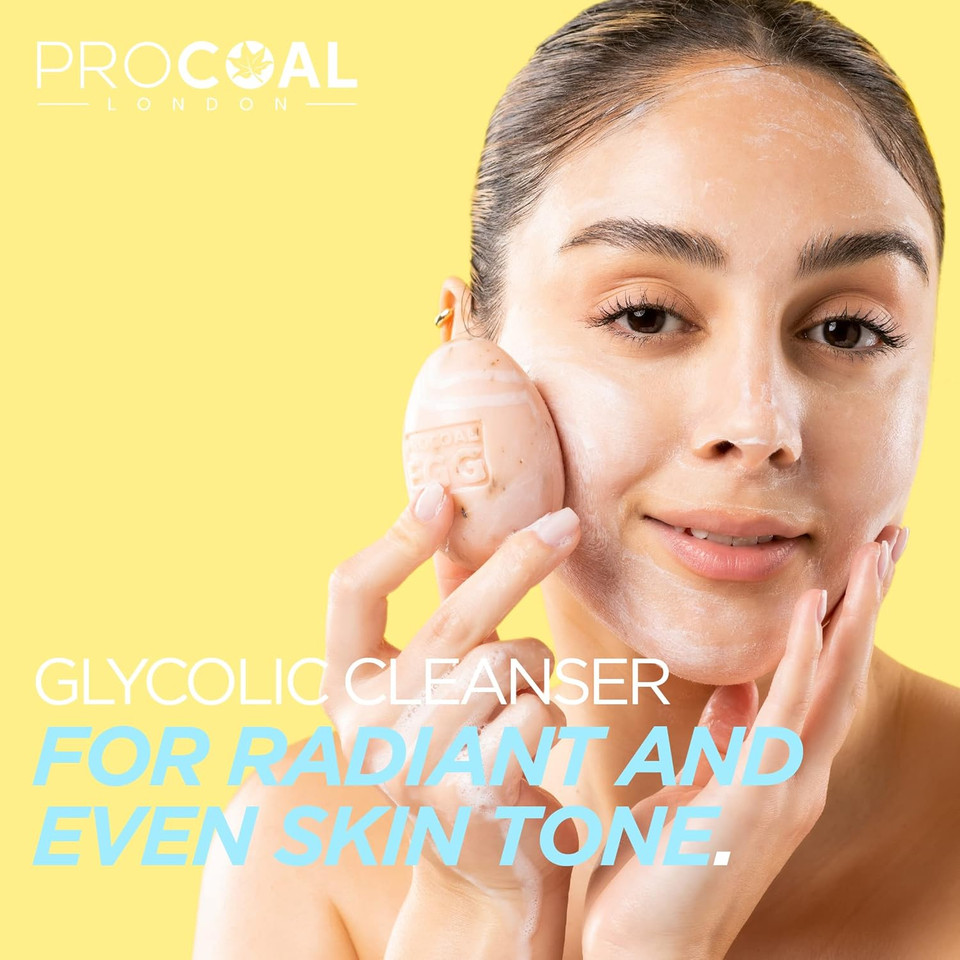 Salicylic Egg, Natural Salicylic Acid Soap 100g by Procoal - Salicylic Acid Face & Body Wash For Combination, Oily, Blemish Prone Complexion, Vegan Face Soap & Cruelty-free