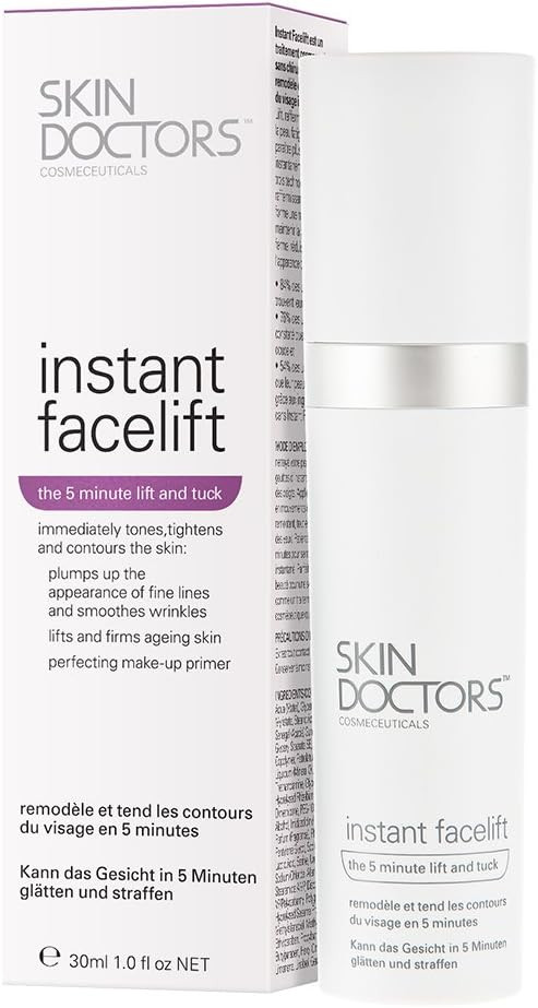 Skin Doctors Instant Facelift Serum | Matte Finish Make-up Primer | Smooths Fine Lines & Wrinkles | Tones & Lifts Skin | 30ml