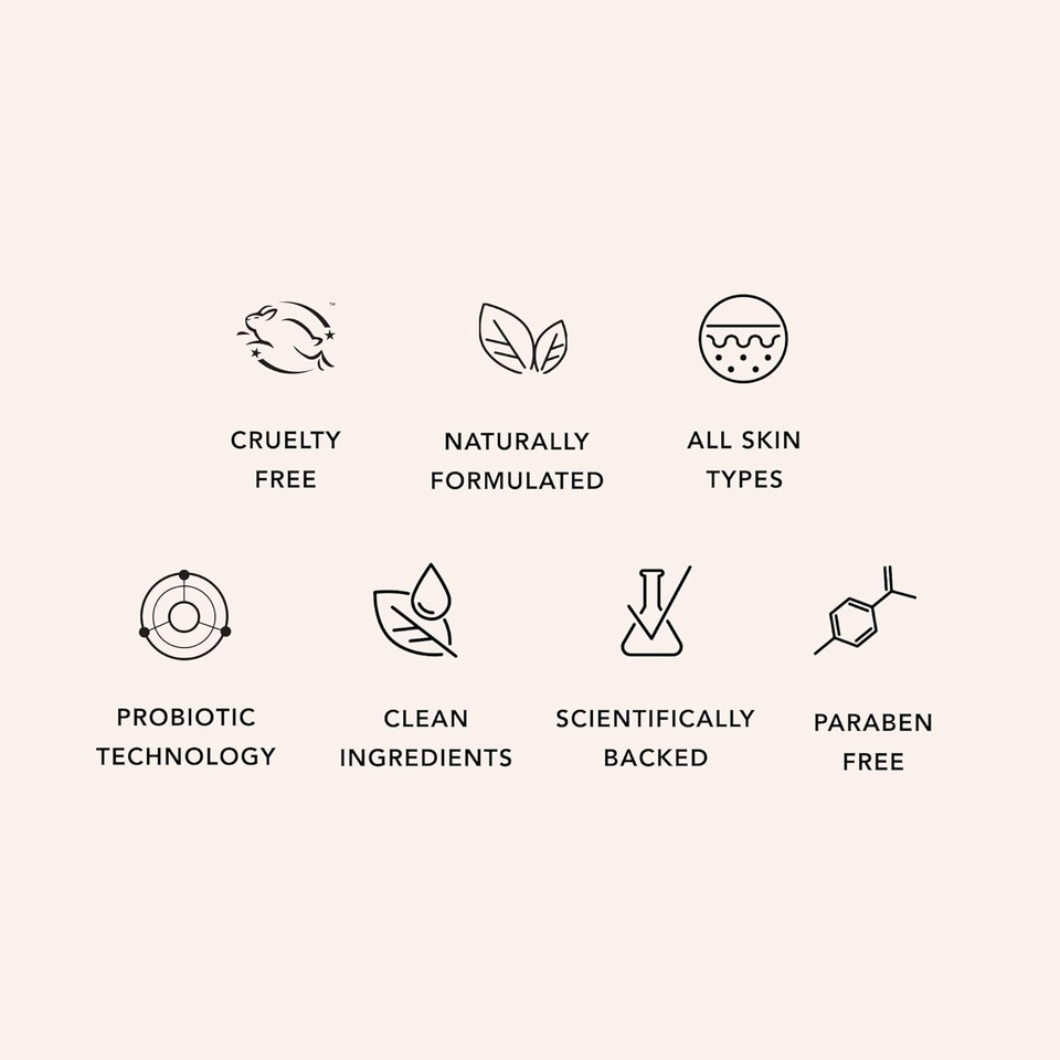 Miracle Cleanser 50ml | Facial Cleanser with Probiotics to Remove Impurities and Makeup | Face Cream with Glycerin to Hydrate Dry Skin | Made from Natural ingredients | Aurelia London