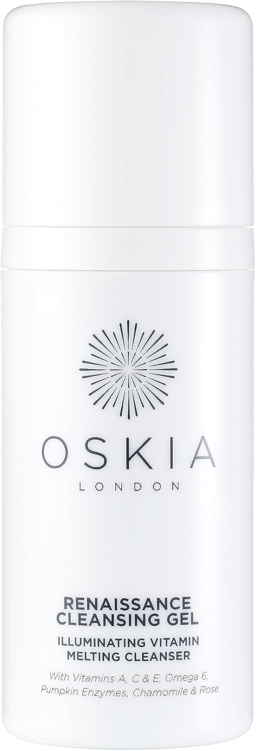 OSKIA Renaissance Cleansing Gel  Gel-to-Oil Face Cleanser with Vitamin A, E & C for Radiant Skin