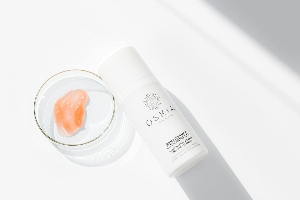 OSKIA Renaissance Cleansing Gel  Gel-to-Oil Face Cleanser with Vitamin A, E & C for Radiant Skin